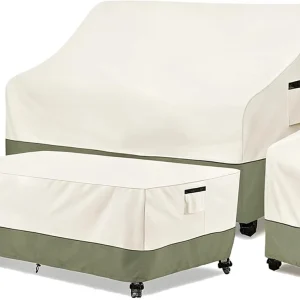 Patio Furniture Set Covers,4 Pcs 600D Heavy Duty100% Waterproof Outdoor Furnitur