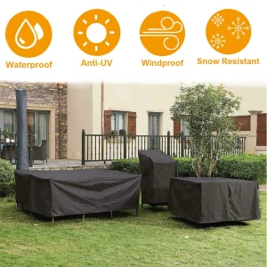 Heavy Duty 420D Waterproof Outdoor Furniture Covers for Sofa Chair Table Patio