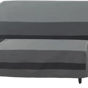 Heavy Duty 4-Piece Waterproof Patio Furniture Cover Set - Large, Grey
